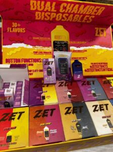 Zet Extracts Dual Tank 2G Disposable zet extracts dual tank 2g disposable