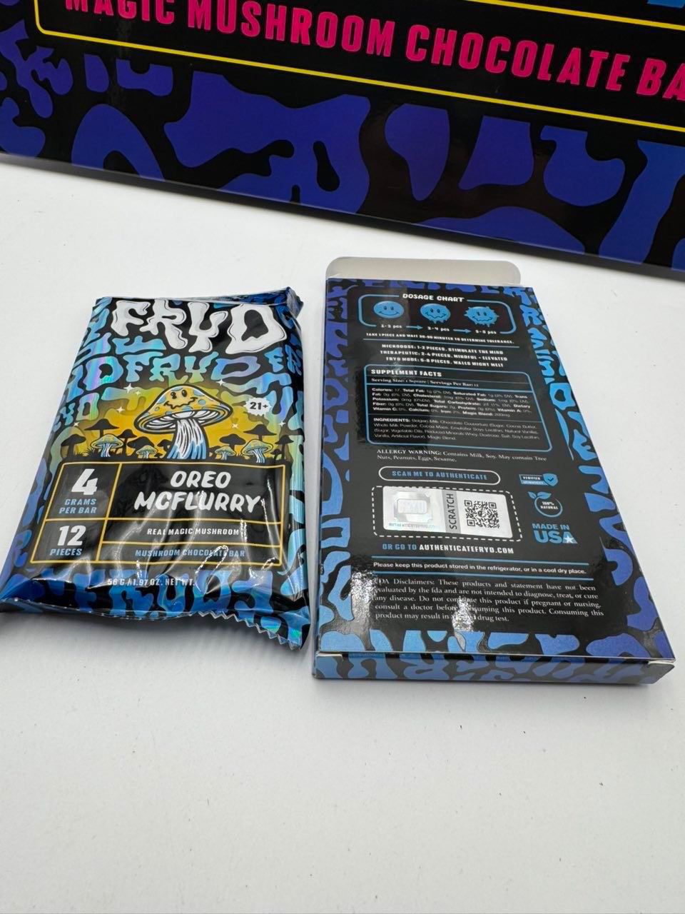 fryd mushroom chocolate bar