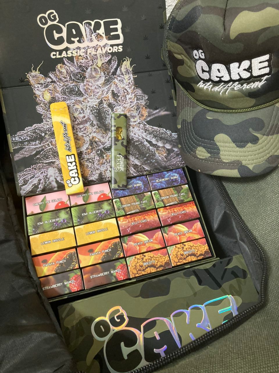 og cake 2g disposable military edition og cake 2g disposable military edition