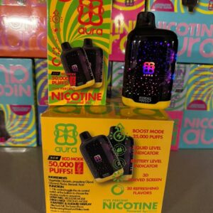 hitz aura nicotine disposable 50k puffs