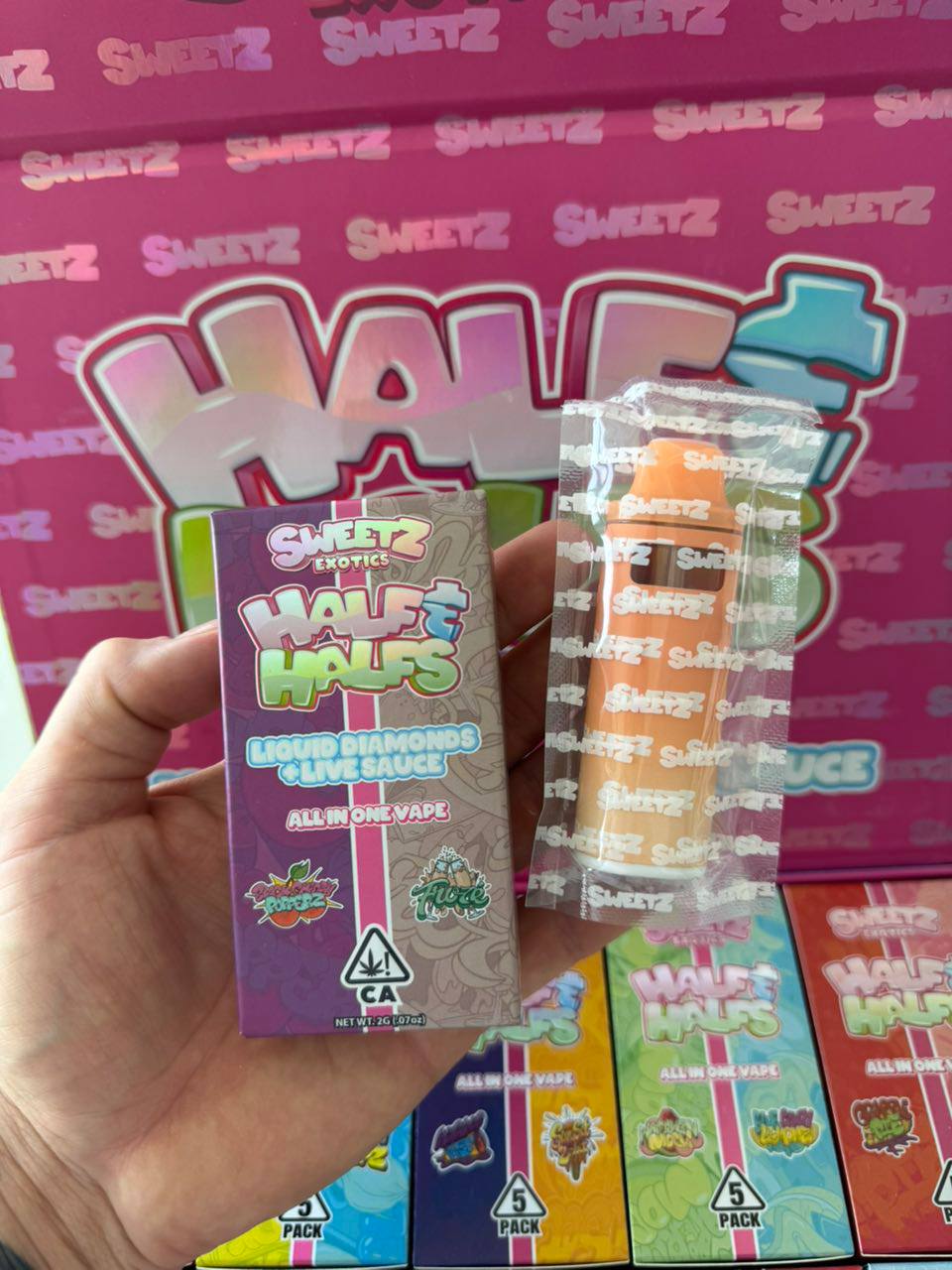 sweetz exotics half & half 2g disposable sweetz exotics half & half 2g disposable