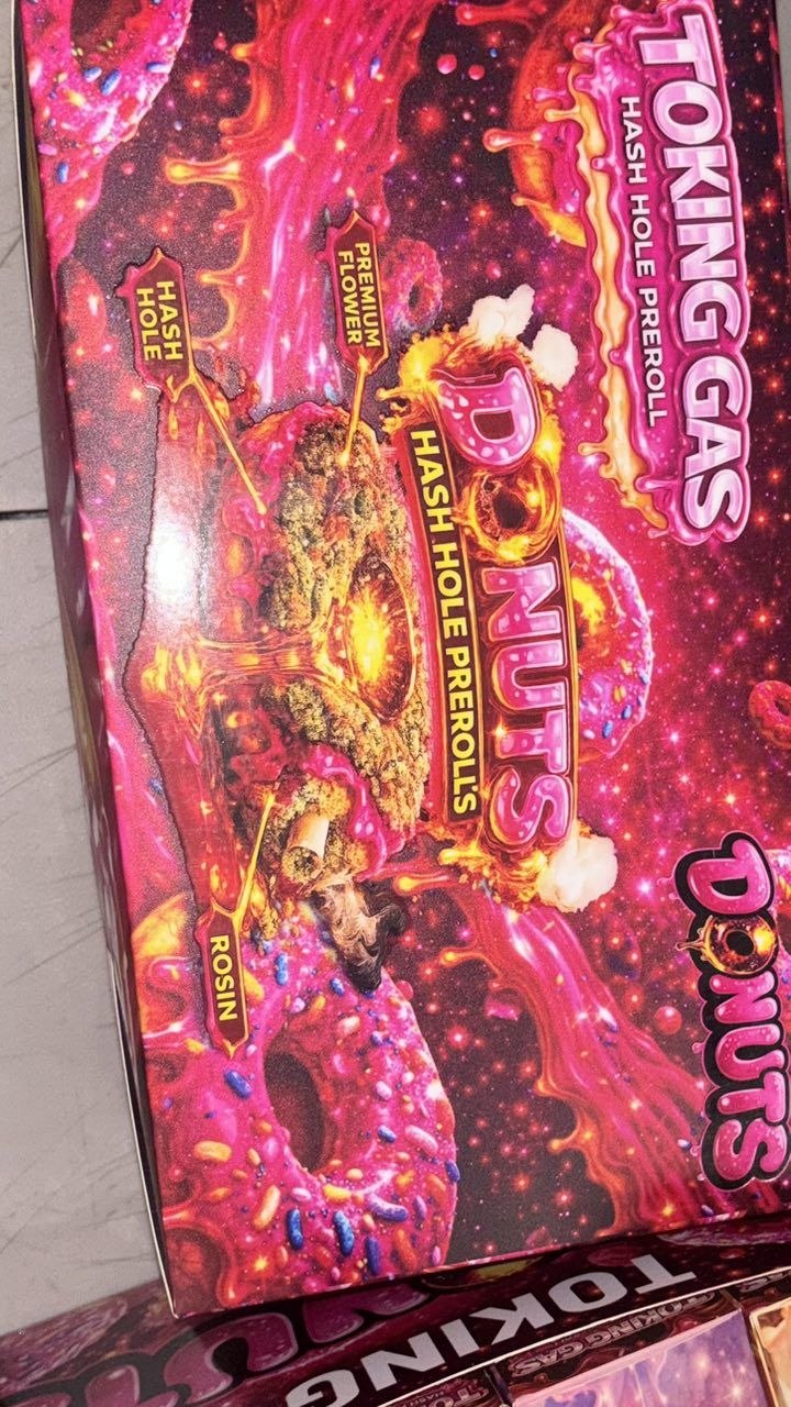 toking gas donuts + hash hole pre rolls toking gas donuts + hash hole pre rolls