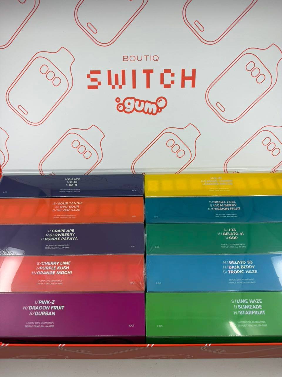 boutiq switch gum 2g disposable boutiq switch gum 2g disposable